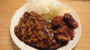 野郎飯のオリジナル味噌カツ（ミルフィーユロースとヒレ）