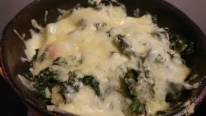 ほうれん草明太子グラタン