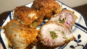 アジ梅大葉フライ