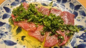 まぐろカルパッチョ