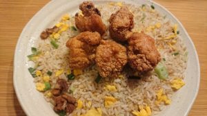 冷凍食品唐揚げチャーハン