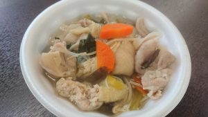 アゴと帆立と野菜出汁の塩ちゃんこ鍋（大体30人前）