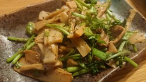 メンマクレソン黒胡椒炒め