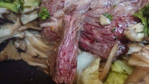 肉の火入れ