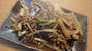 東京うどのマヨきんぴら