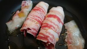 ほうれん草の豚巻き