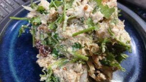 椎茸三つ葉白和