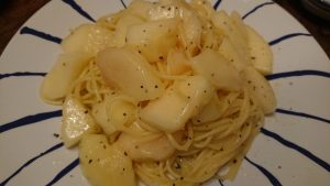 白桃スパゲッティ