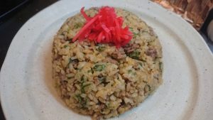 しっとり系にんにくチャーハン