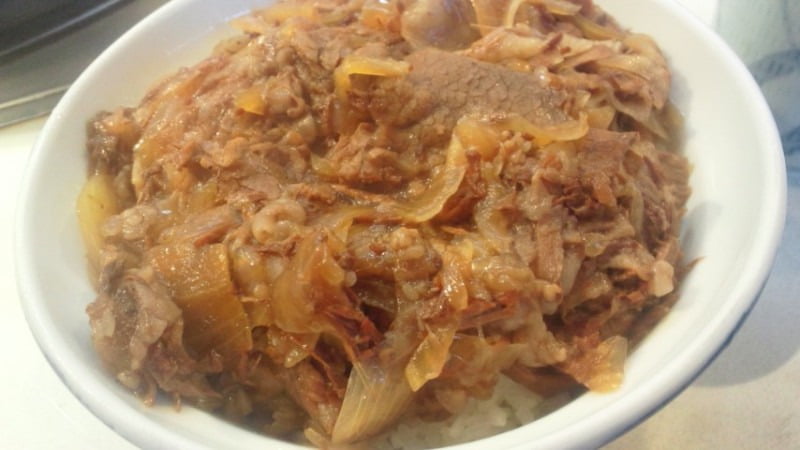 築地場外市場・きつねや・牛丼