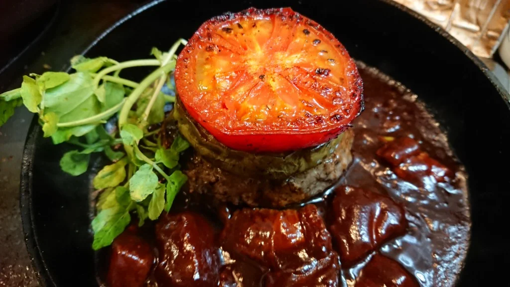 ビーフシチューハンバーグ