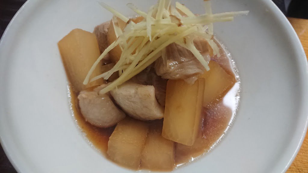 豚と大根の煮物