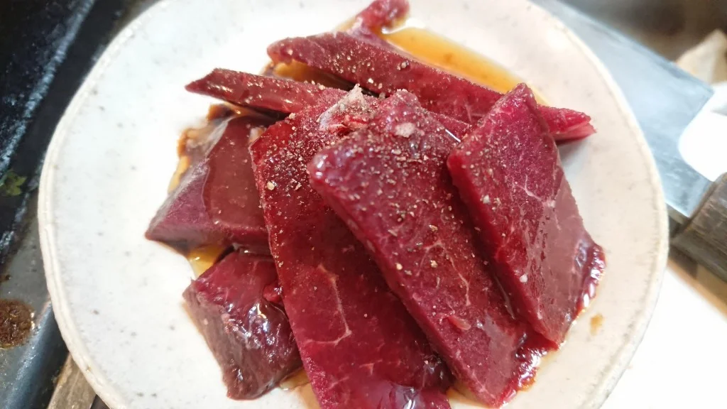 鹿肉のルイベ