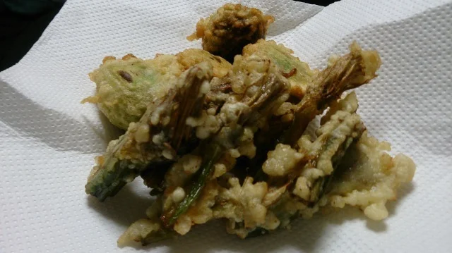 野郎飯流・三関せりの根の天ぷら