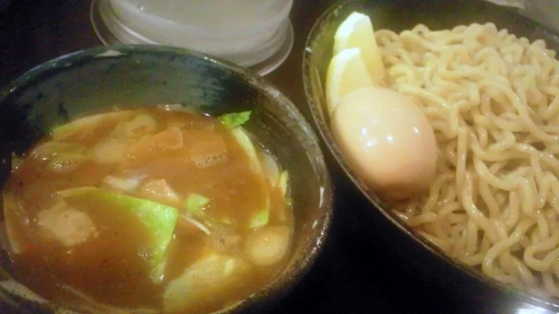 目黒・づゅる麺池田・味玉つけめん