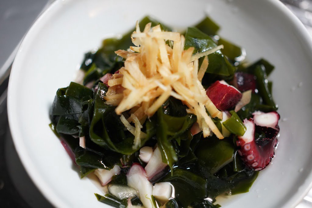 たこわかめ生姜三杯酢