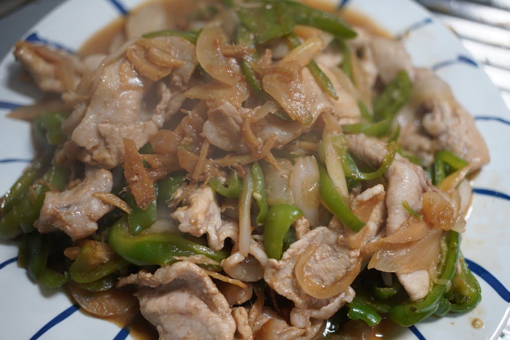 完璧な飯のおかず、豚ピーマン生姜炒め