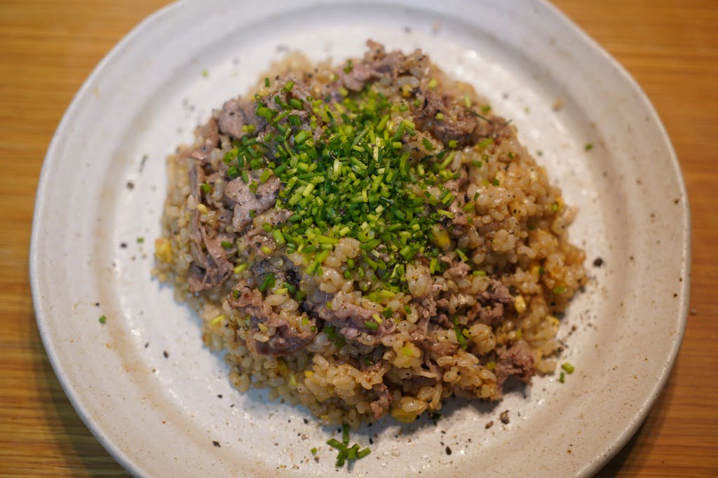 とうもろこしご飯で作る、ペッパーライス風チャーハン