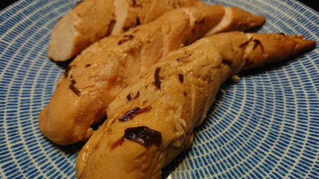 野郎飯流・低温調理鶏ササミチャーシュー