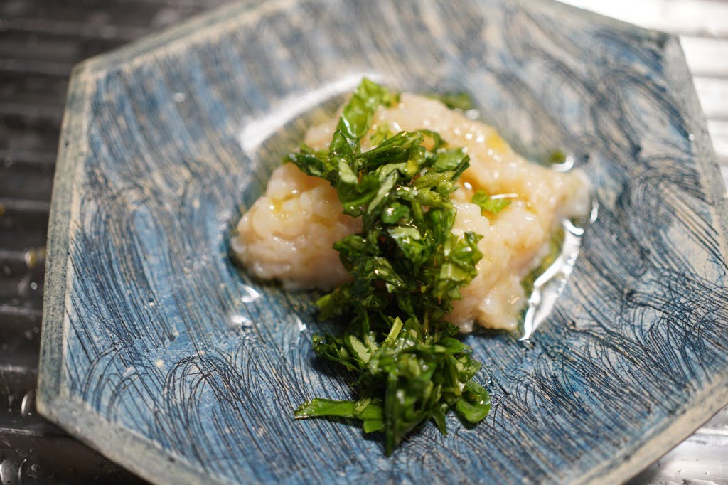 ホタテ洋風なめろう