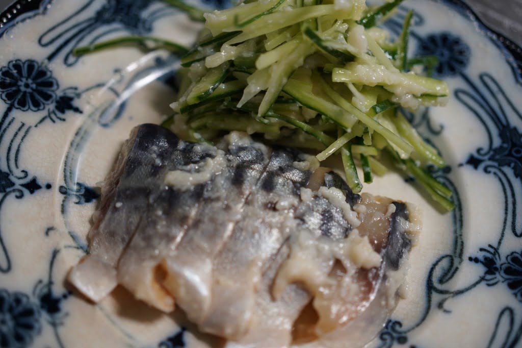 鯖の熟れ鮓にきゅうり