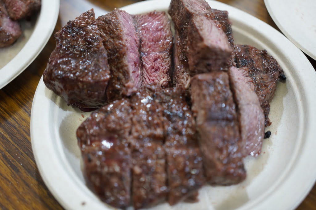 牛ミスジニンニクガーリック炭火焼きステーキ