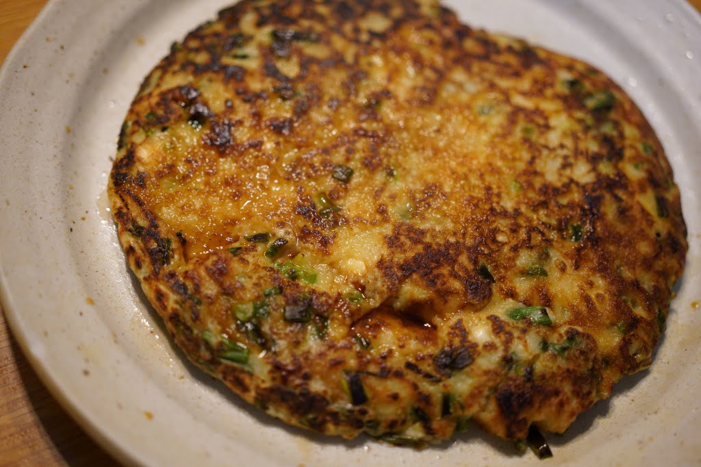 山芋入りねぎ焼き