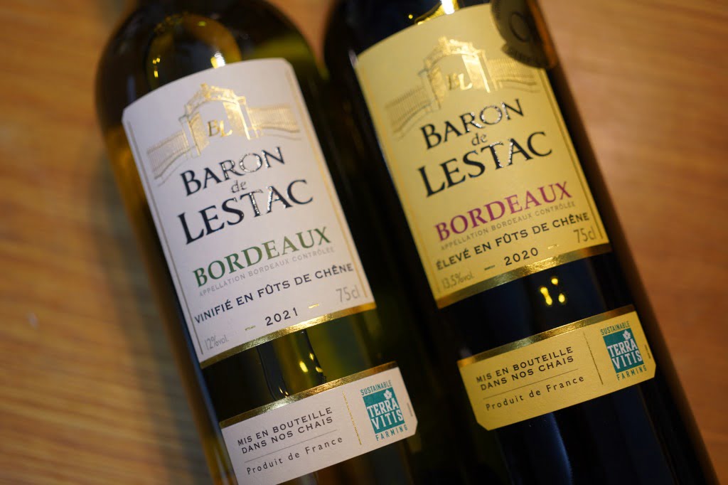 “キング・オブ・ボルドー”って誰が名付けたか知らんけど、「バロン ド レスタック」赤白を飲んでみた。