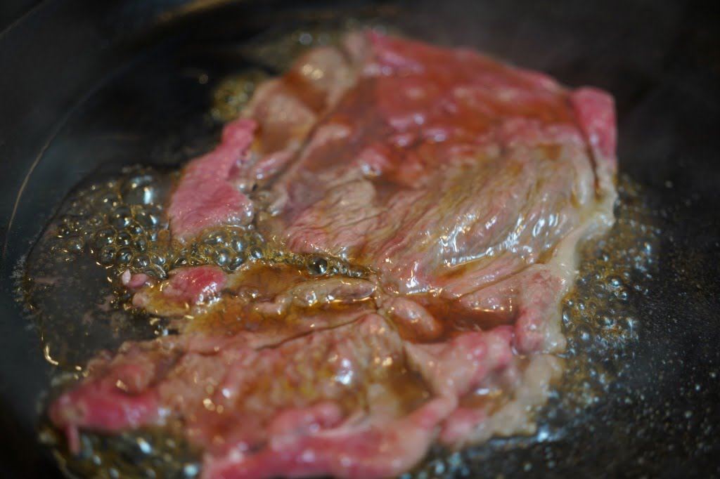 野郎飯の基本のすき焼きと、肉ご飯