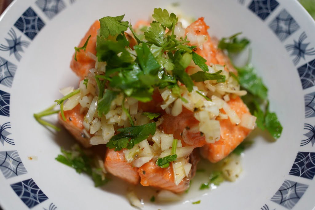 シンプルな構成で美味い、さけのエスカペッシュ