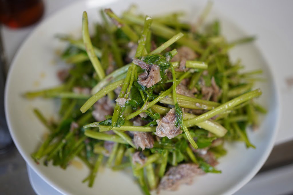 せりさばサラダ