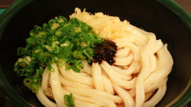 羽田空港第２ビル・讃岐うどん般若林・三年熟成しょいのみうどん