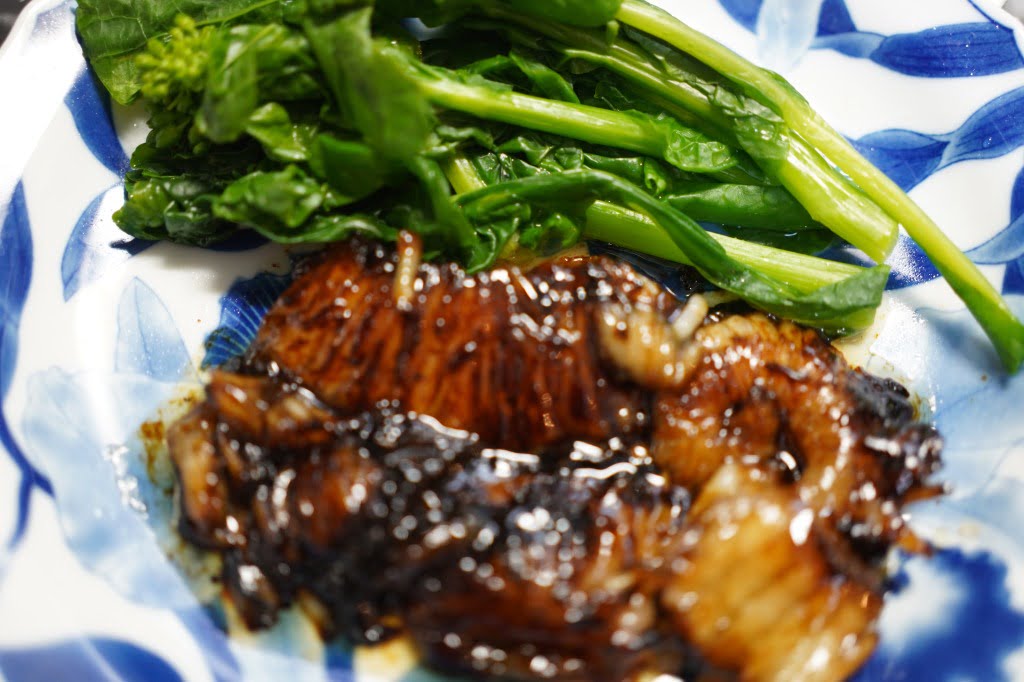 カレイのエンガワの照り焼き