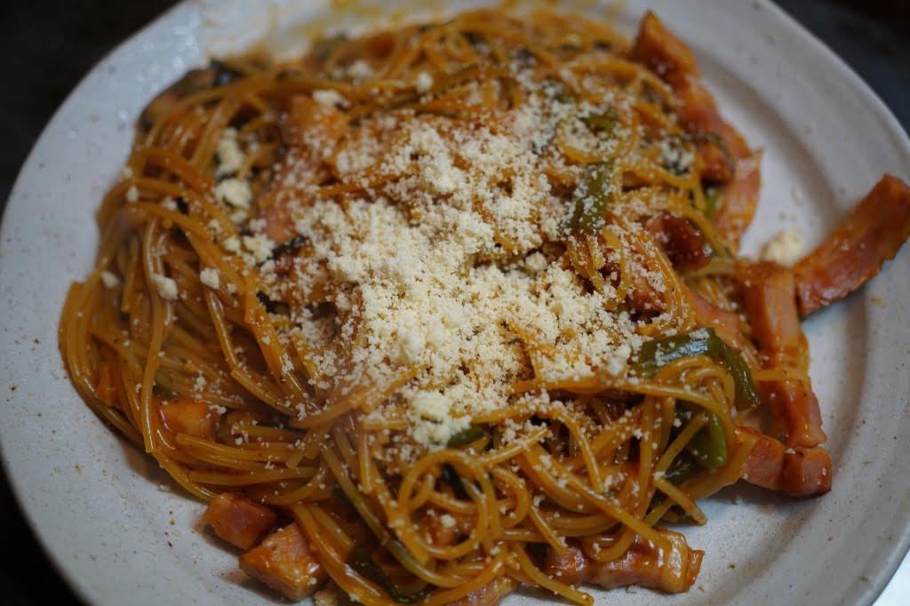 野郎飯のワンパンナポリタン