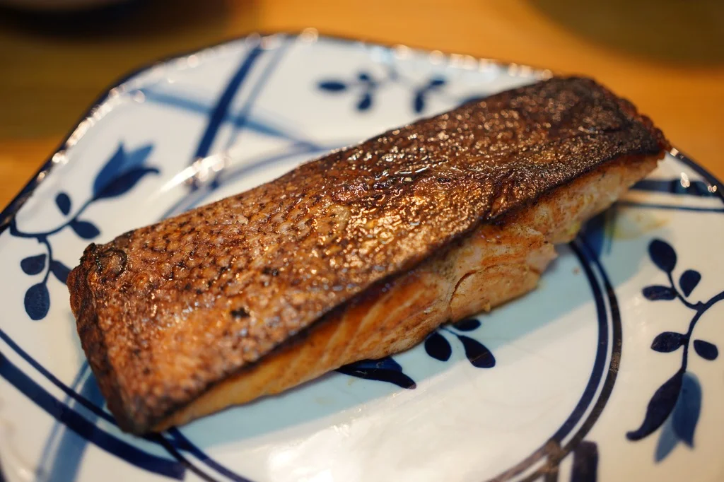 皮パリパリの焼鮭