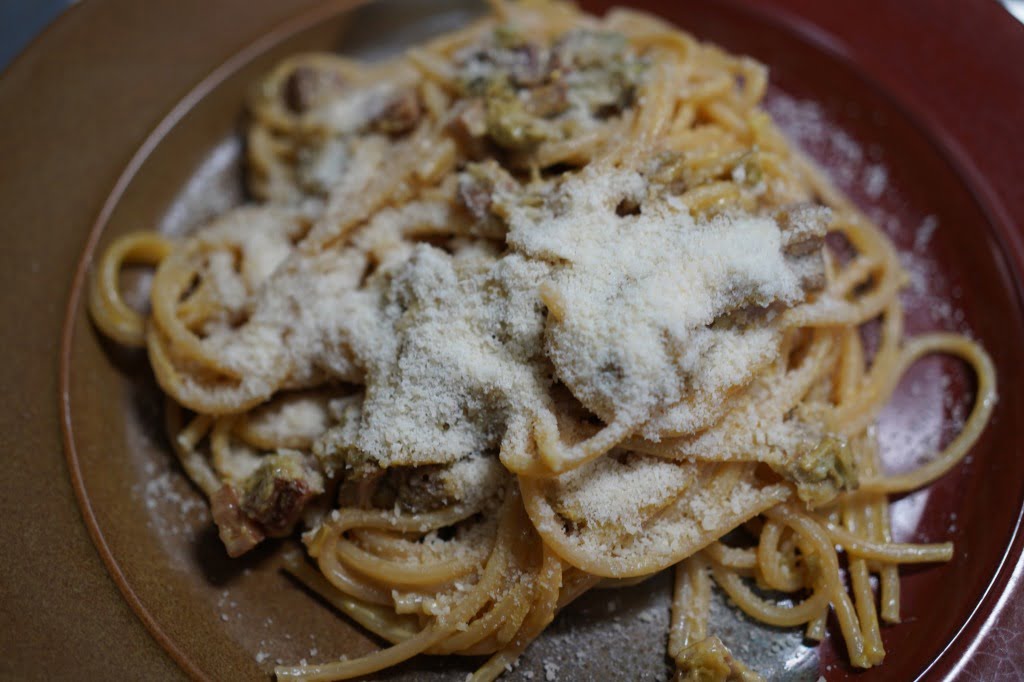 ふきのとうとバターのスパゲッティ