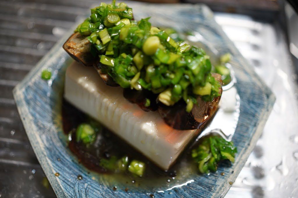 熱々油かけネギピータン豆腐