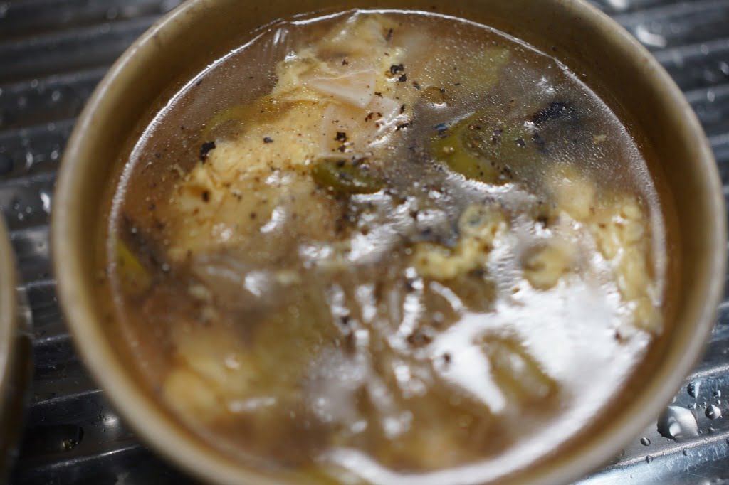 たっぷりネギのかき玉スープ