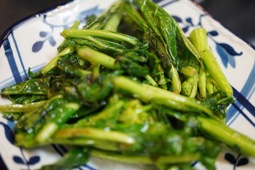 シンプルの極み、青菜の塩炒め2024年版