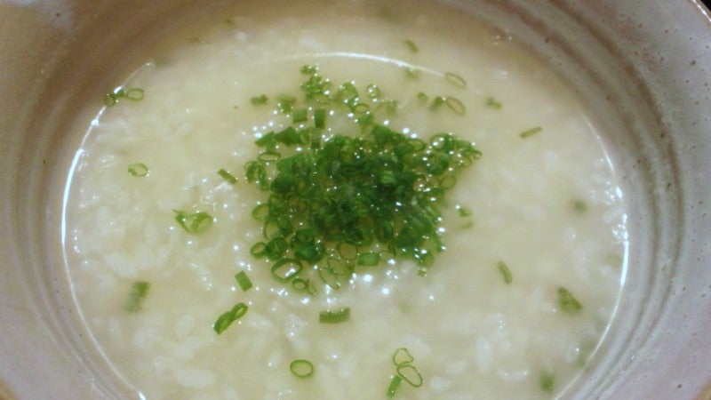 冷や飯と白だしで作る、粥