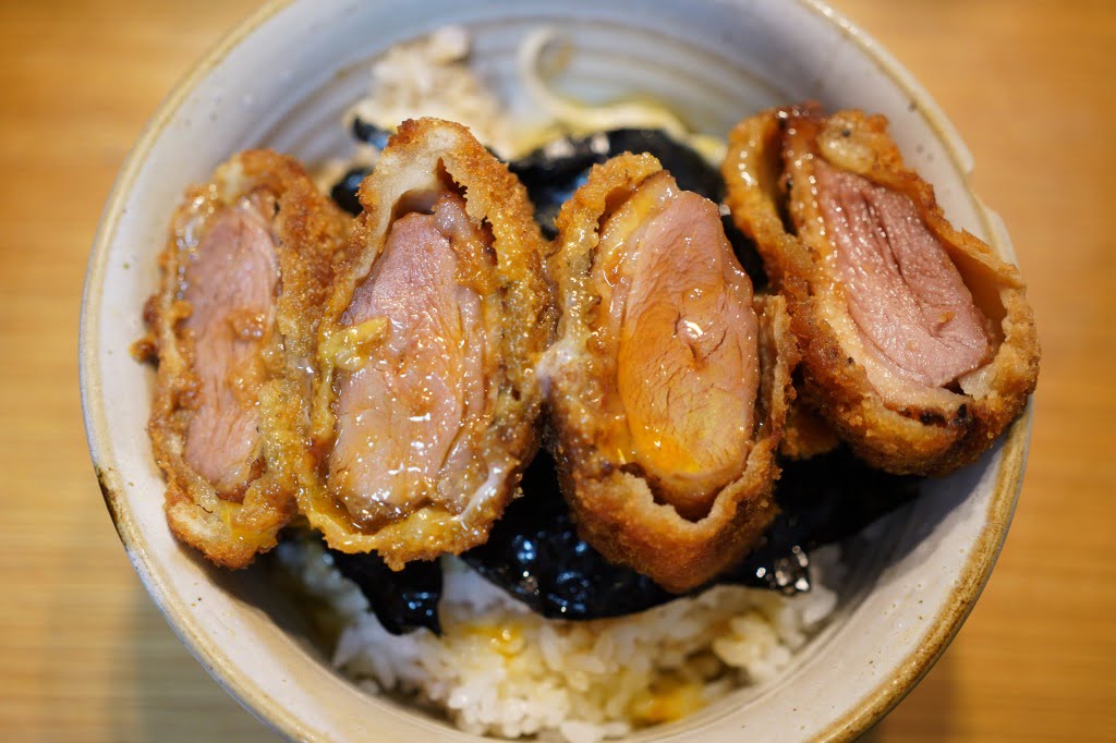 市販のお惣菜で作る、鴨かつ丼