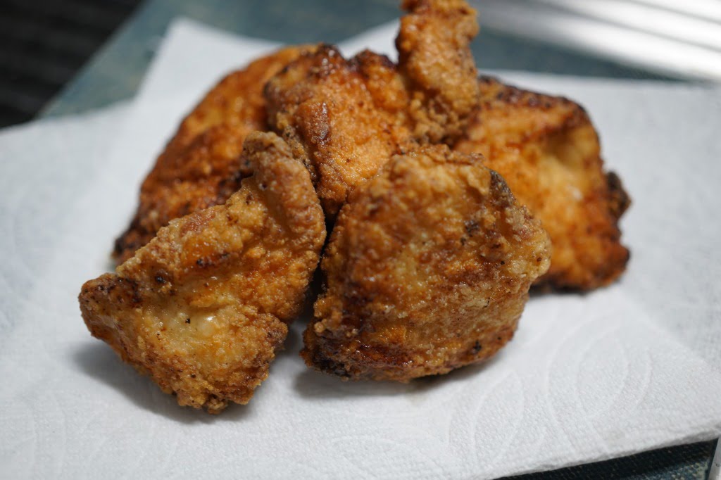 実はシンプルな方が柔らかく美味しかった、鶏むね肉の唐揚げ