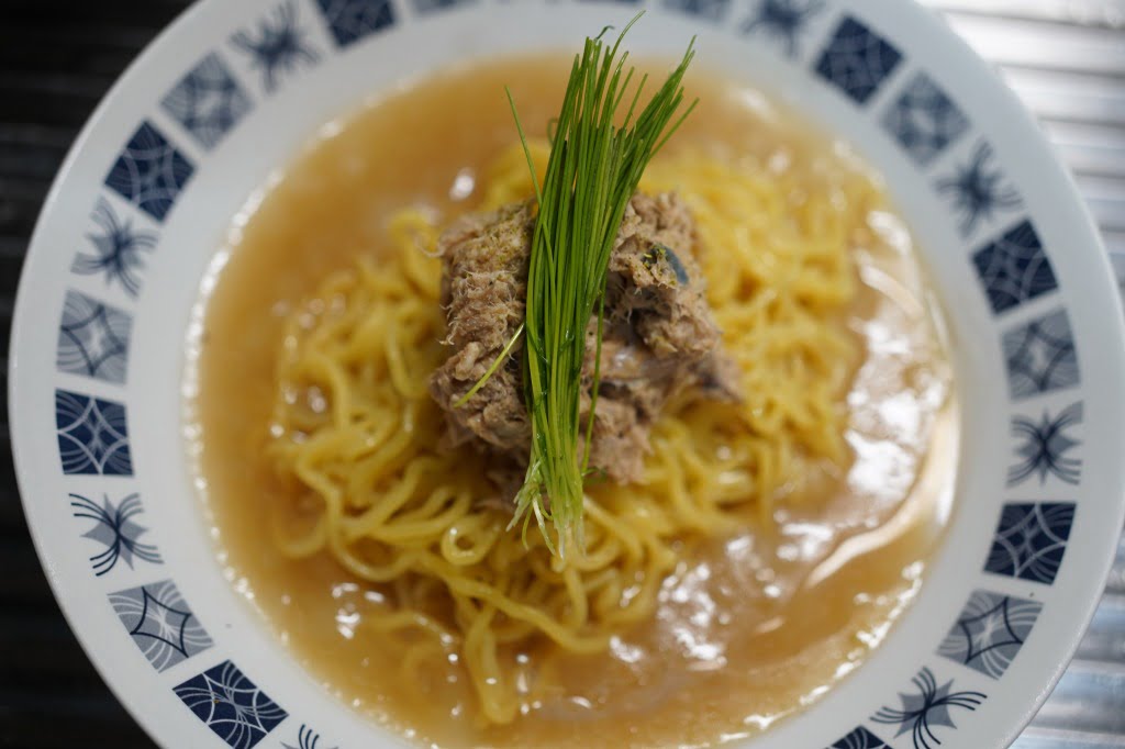 プルプルとした鯛とシジミの塩冷やしラーメン