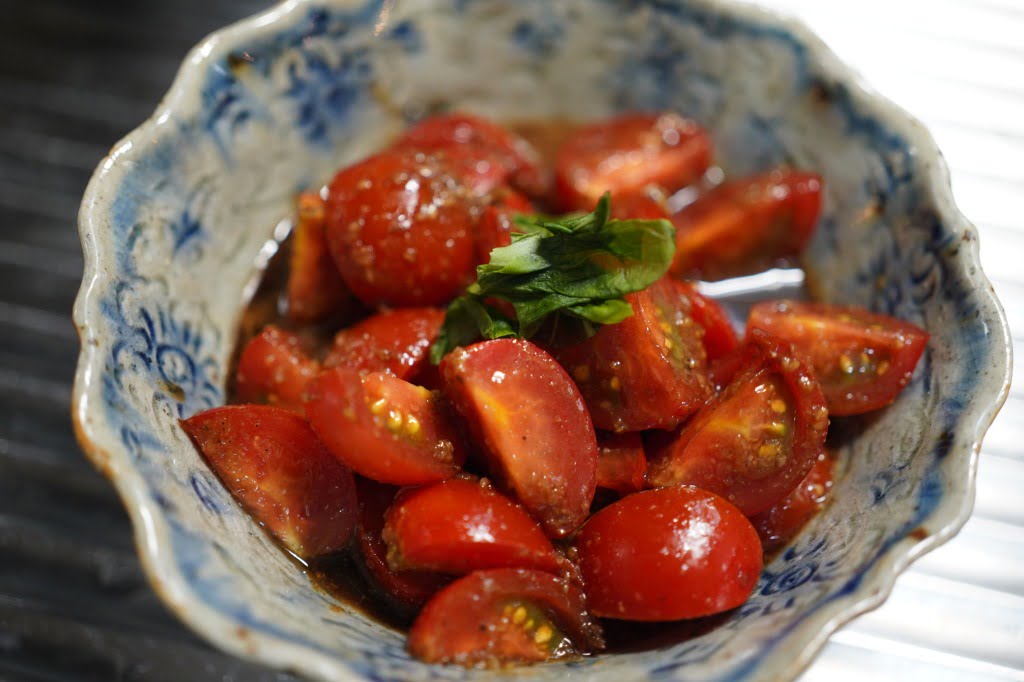 ミニトマトのバルサミコナムル