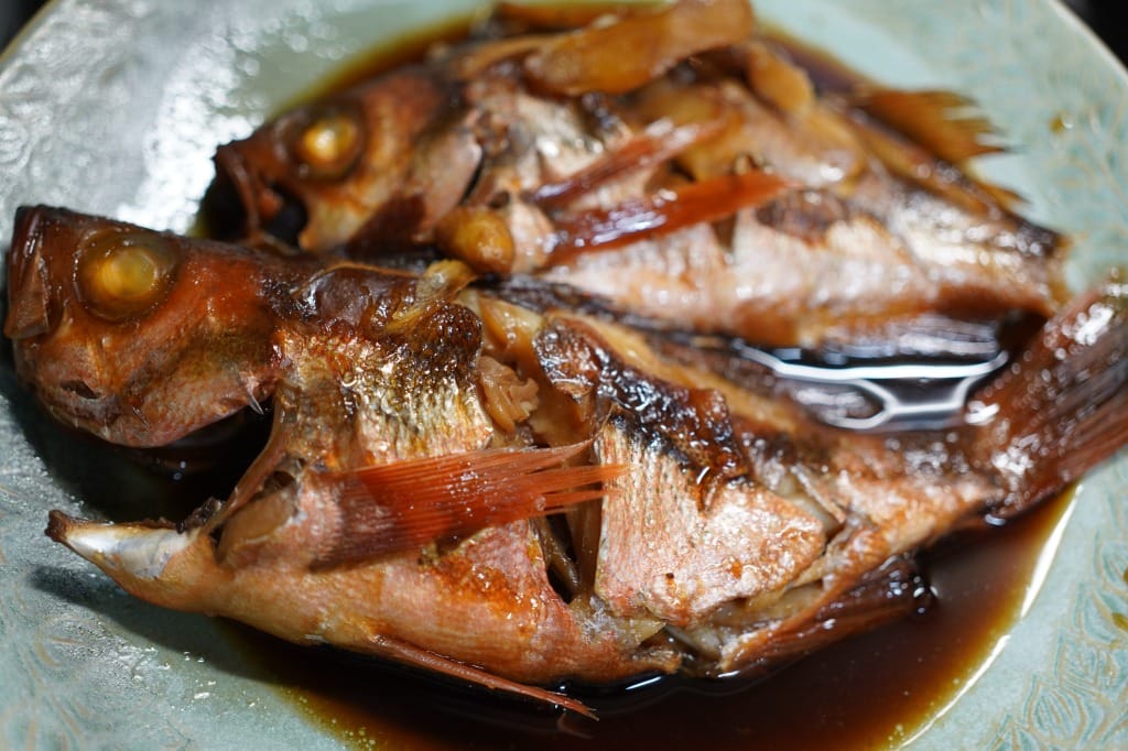 普通の魚の煮付け
