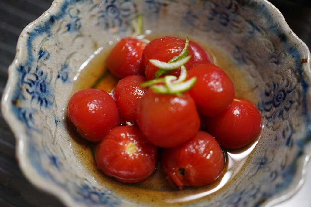手軽ととるか、面倒ととるか、でも確実に旨いミニトマトの出汁浸し