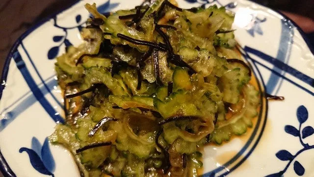 野朗飯流・塩昆布ゴーヤー