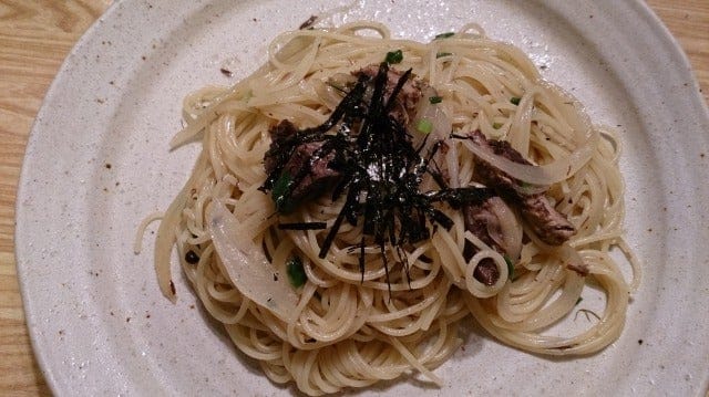 野郎飯流・和風ツナスパゲッティ