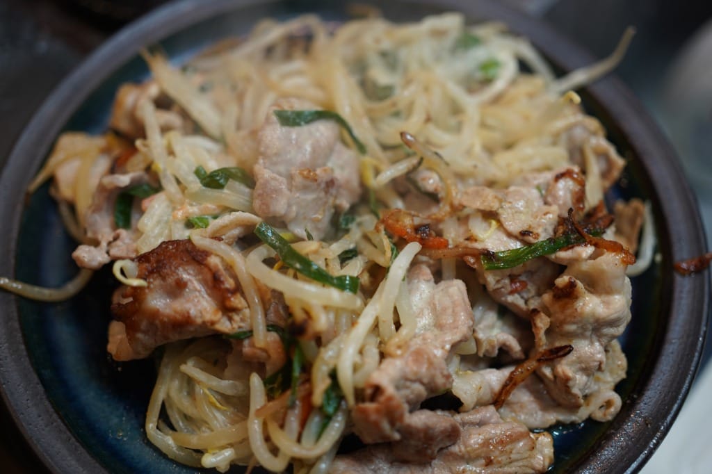 豚肉と野菜の塩マヨ炒め