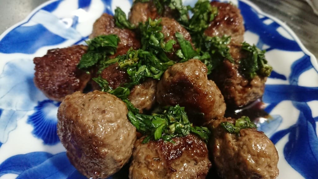 イタリア風肉団子・ポルペッティ